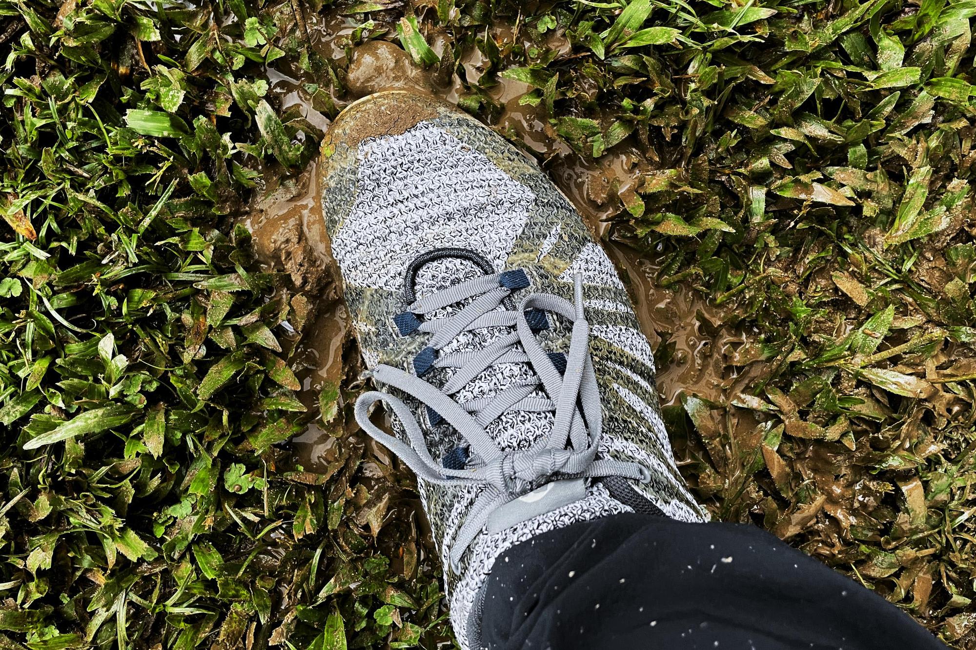 The bad news is you have to adopt walking in the muddy field