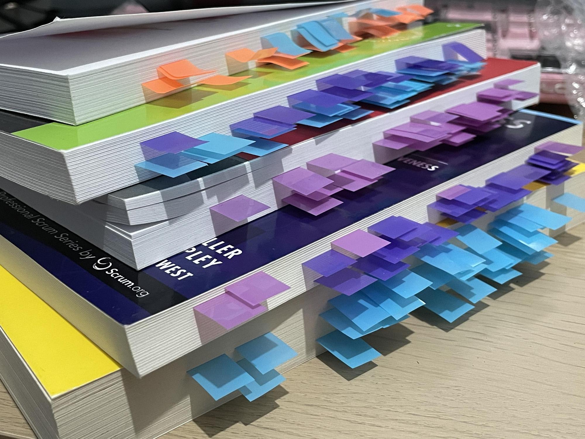 Sticky notes everywhere