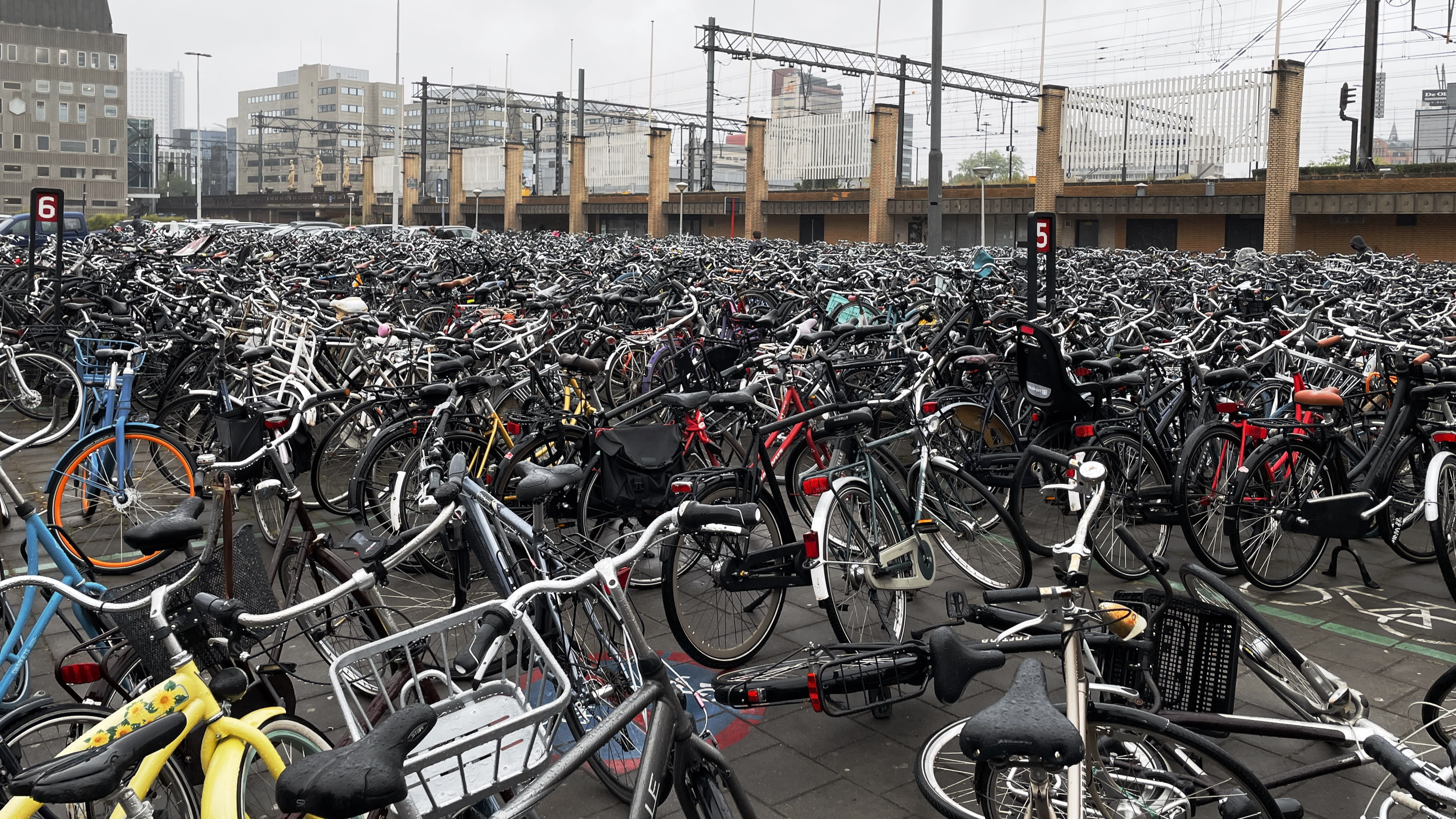 Tons of bikes in Eindhoven