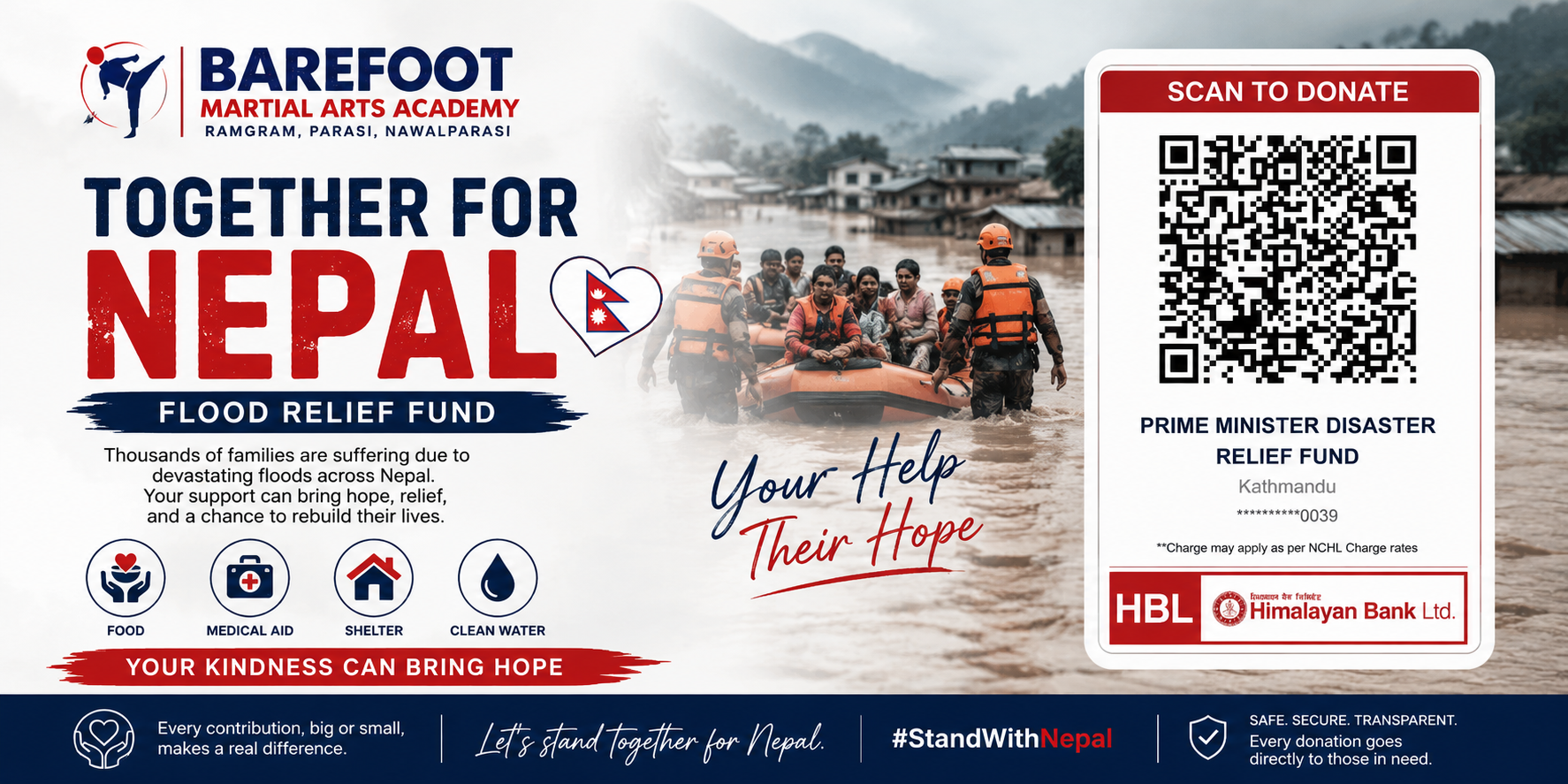Together for Nepal 🇳🇵 | Flood Relief Fund