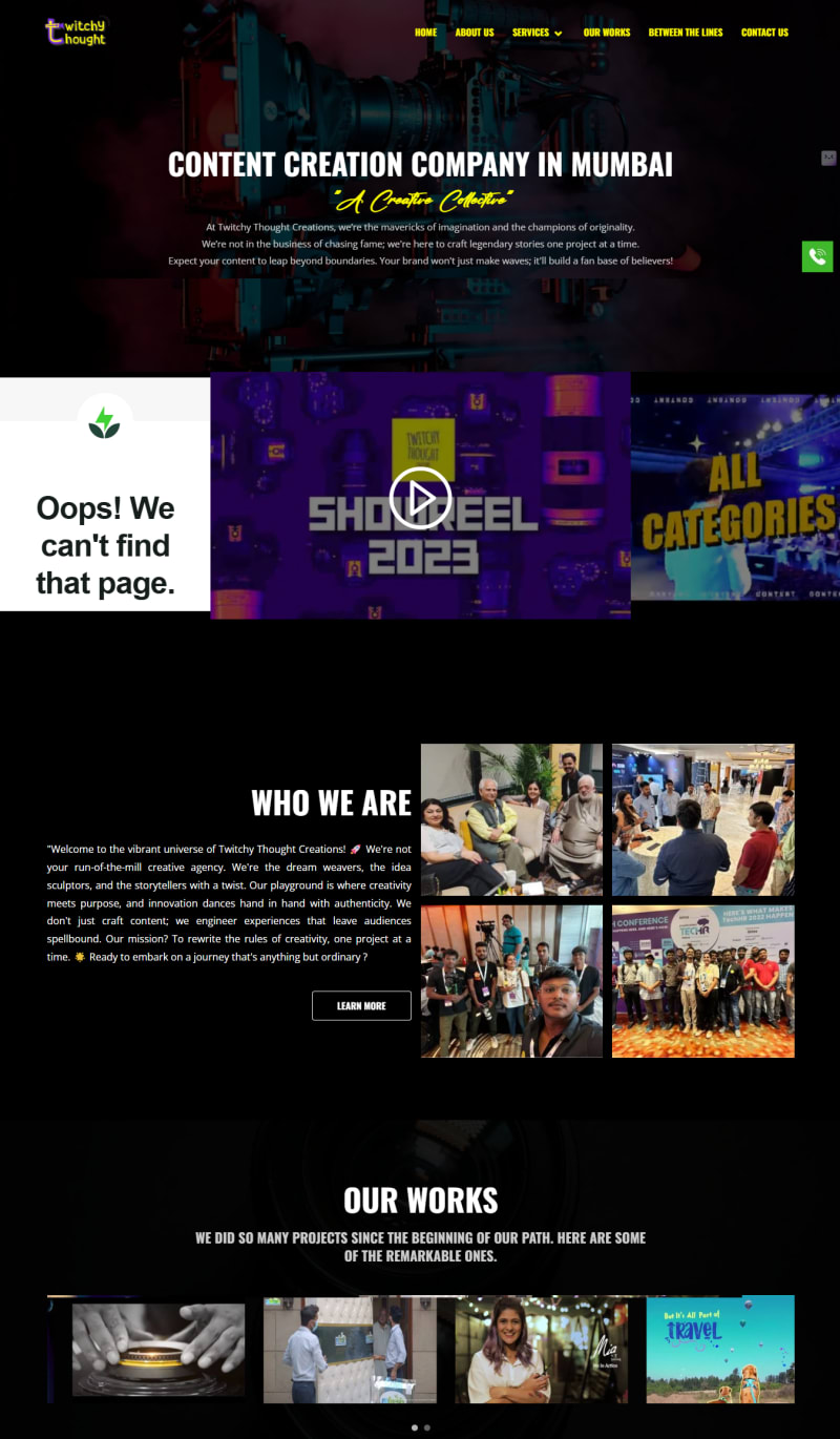 Twitchy Thought website