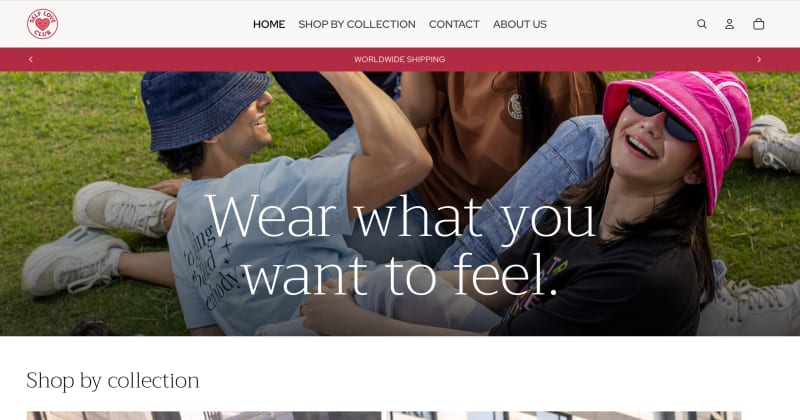 Self Love Club website