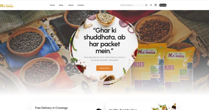 Kitchenzza website