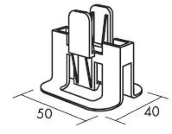 Connect, Hygieneklips 0172, for 20mm pk á 50 stk