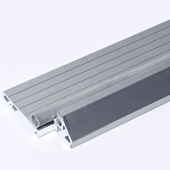 Terskel, Aluminium, natureloksert, 10M, til alukarm for glas splatedør, 16x56x930mm