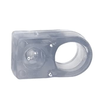 Dørstopper, for vrider, Ø10mm, transparent