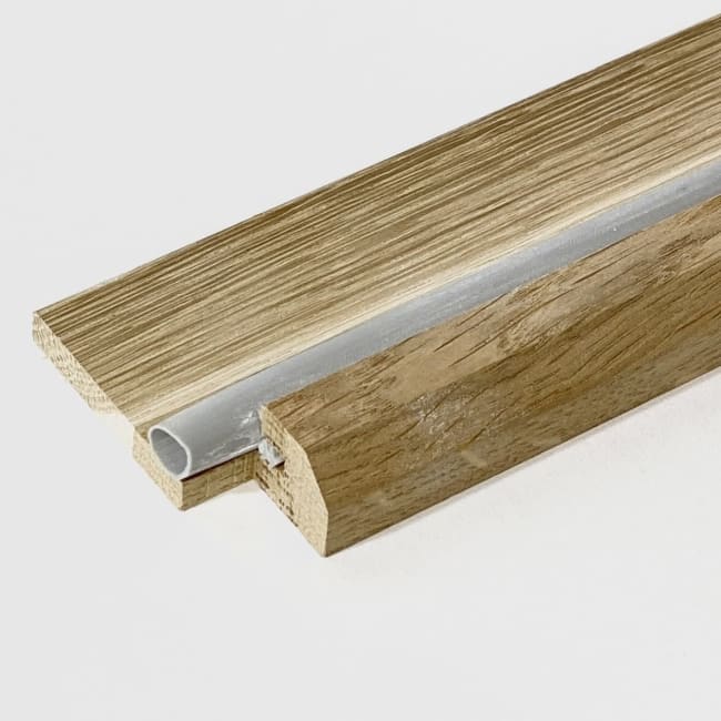 Terskel, Hardved, til alukarm for glassplatedør, 10M 16x56x930mm
