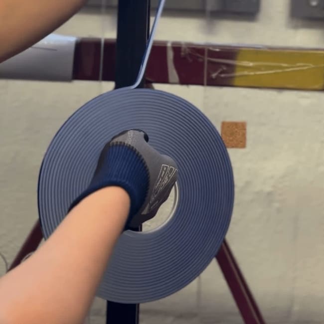 Fugetape Silikon, Transparent, 3x9mm for 12mm glass rull á 12m