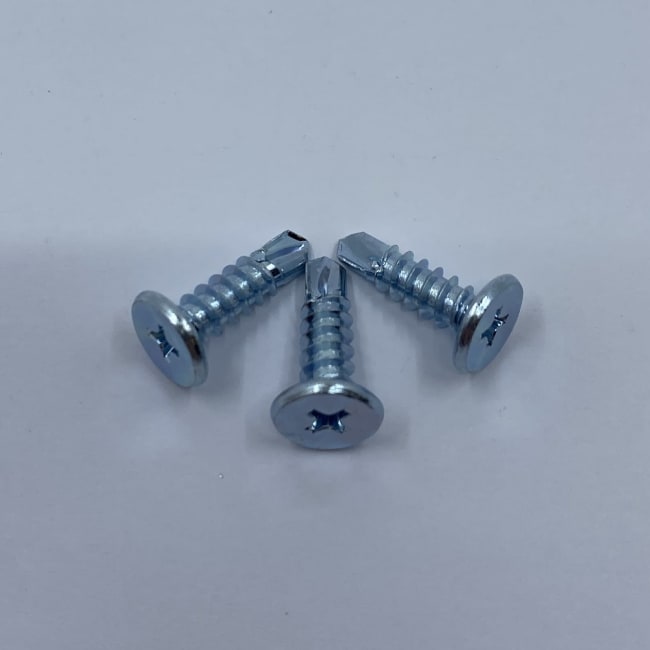 Skrue, Flat, stål, selvborende, PH2, mrk: 3001283, 4.8x16 pk á 200stk