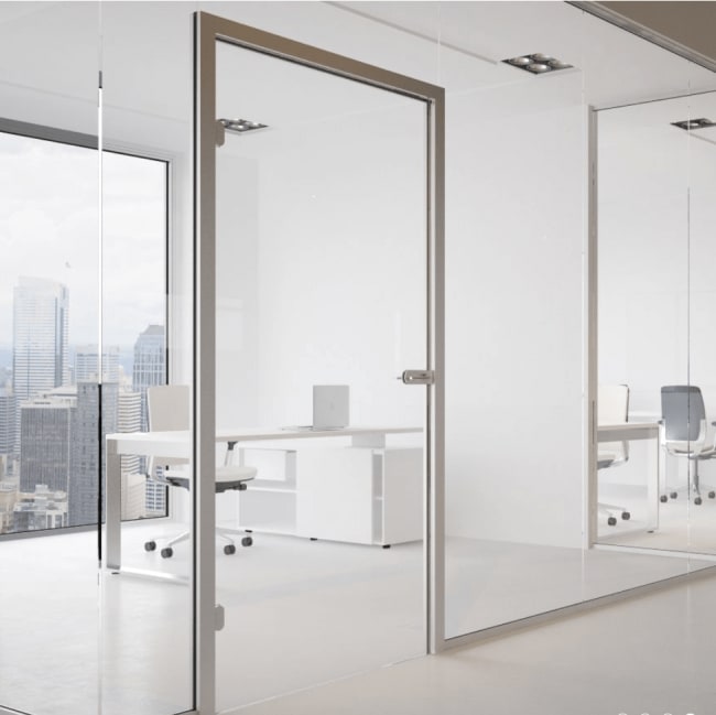 Glassplatedør, 10.76 herda/lydlam, 38 dB spesialmål Oppgi mål