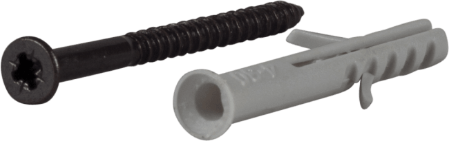 Spikerplugg, senk, Sort, for Panorama alu, 5x35, 304544 UTGÅTT