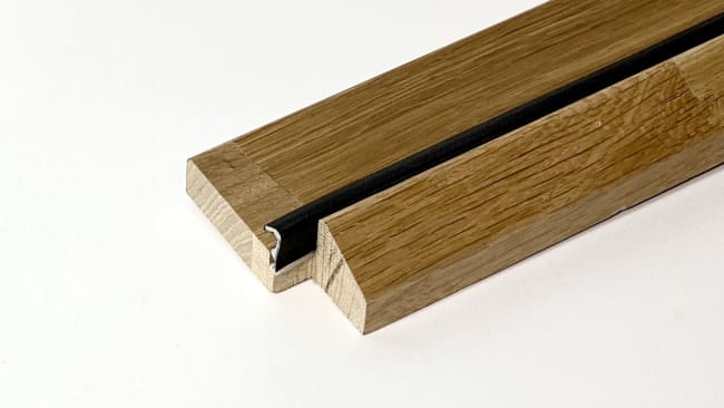 Terskel, Hardved, til 75mm karm med pakning, 10M, 25x69x930m m