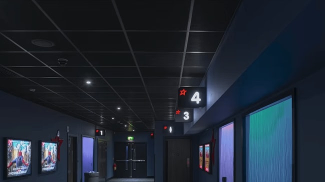 Rockfon Color-All sort A-kantplate