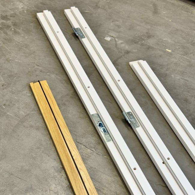 Dørkarm, 92mm m/notspor og tettelist, Bomull S-0502, 10/21 920x2040x40mm