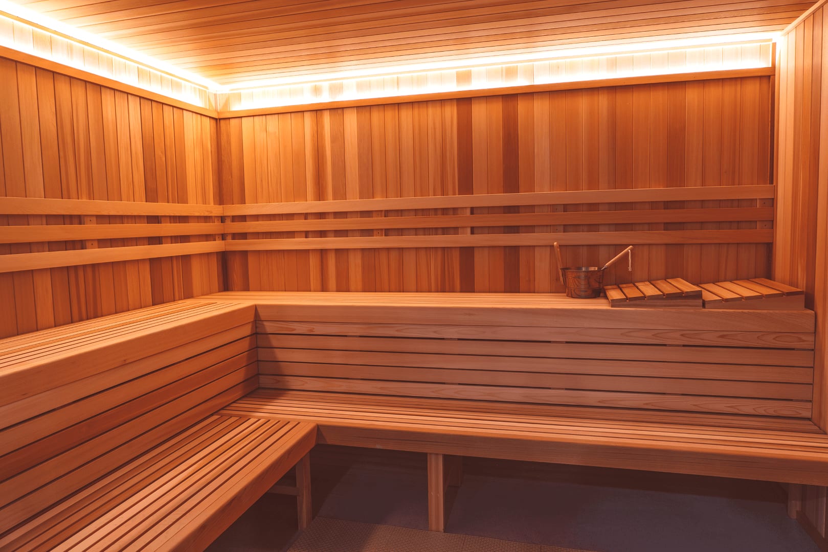 Sauna at Oso Climbing Gyms