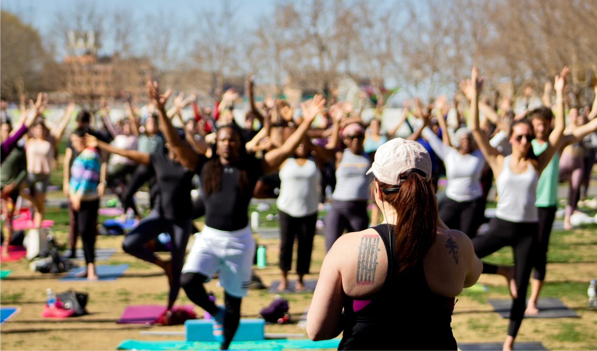 Yoga For All event at Oso