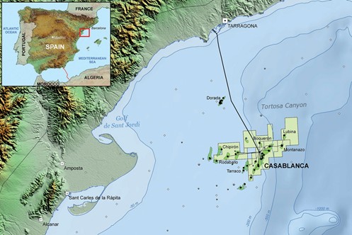 The Casablanca offshore field, located off the coast of Tarragona in Spain, was the focus of Repsol's decommissioning programme supported by OSRL's preparedness and response expertise.