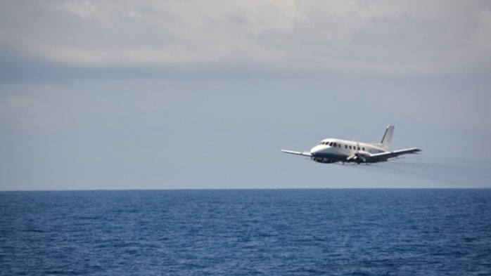 Tullow Exercise Wonsom: WACAF Aircraft conducting an Overflight.