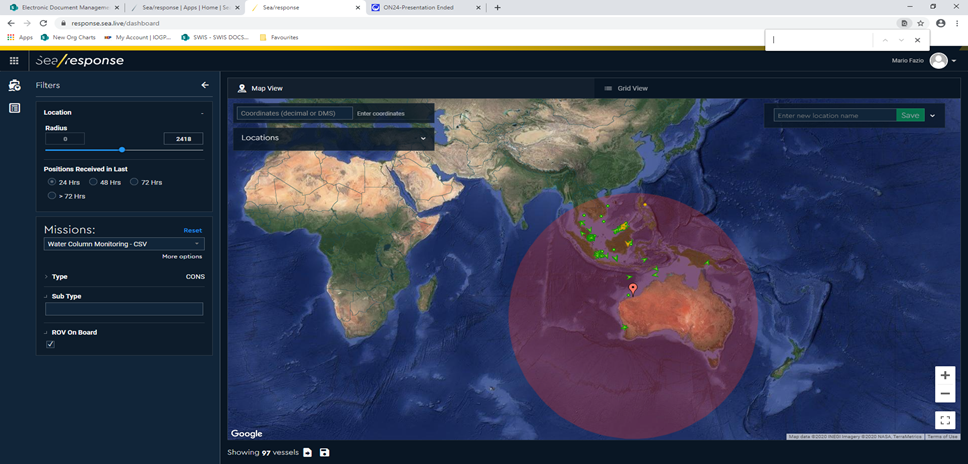 SEA-response-screenshot