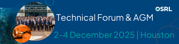 Technical Forum and AGM banner featuring group photo and event date: 2–4 December 2025, Houston