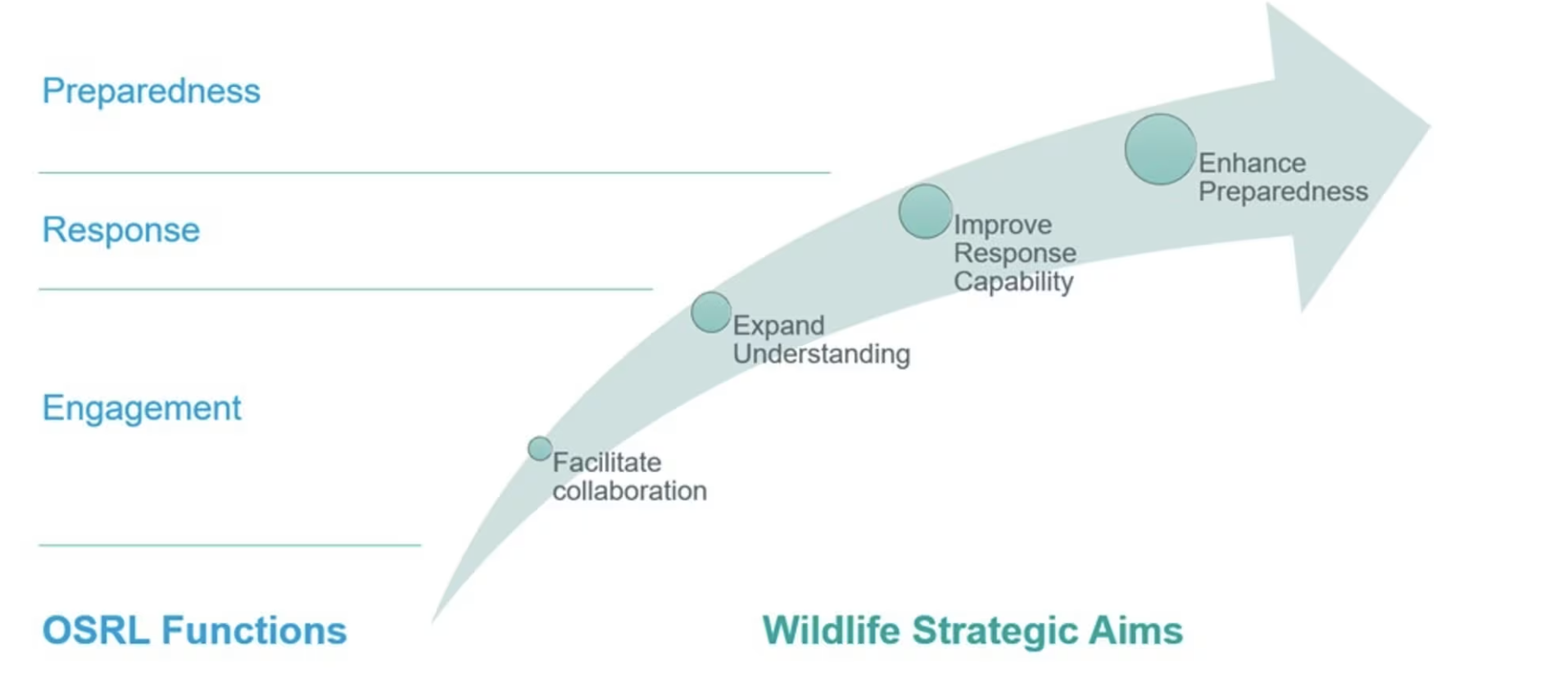 The Wildlife 5-year strategic aims and how they fit with the new OSRL Functions 