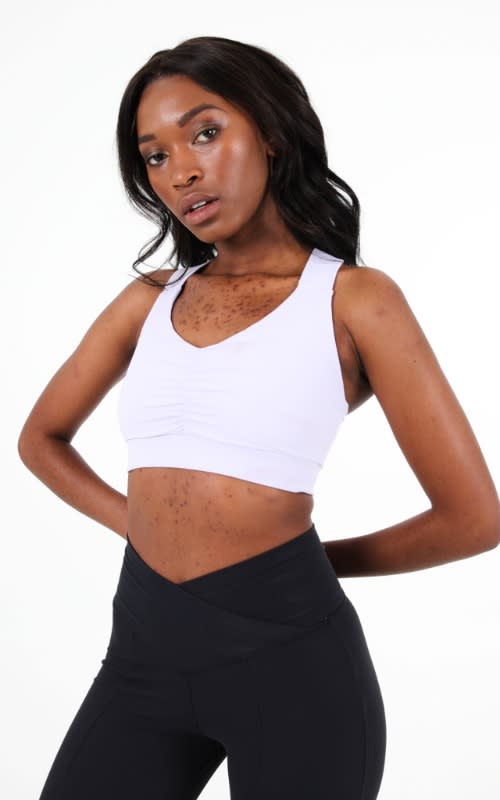 OTG Zeal Rib Ruched Crop Top