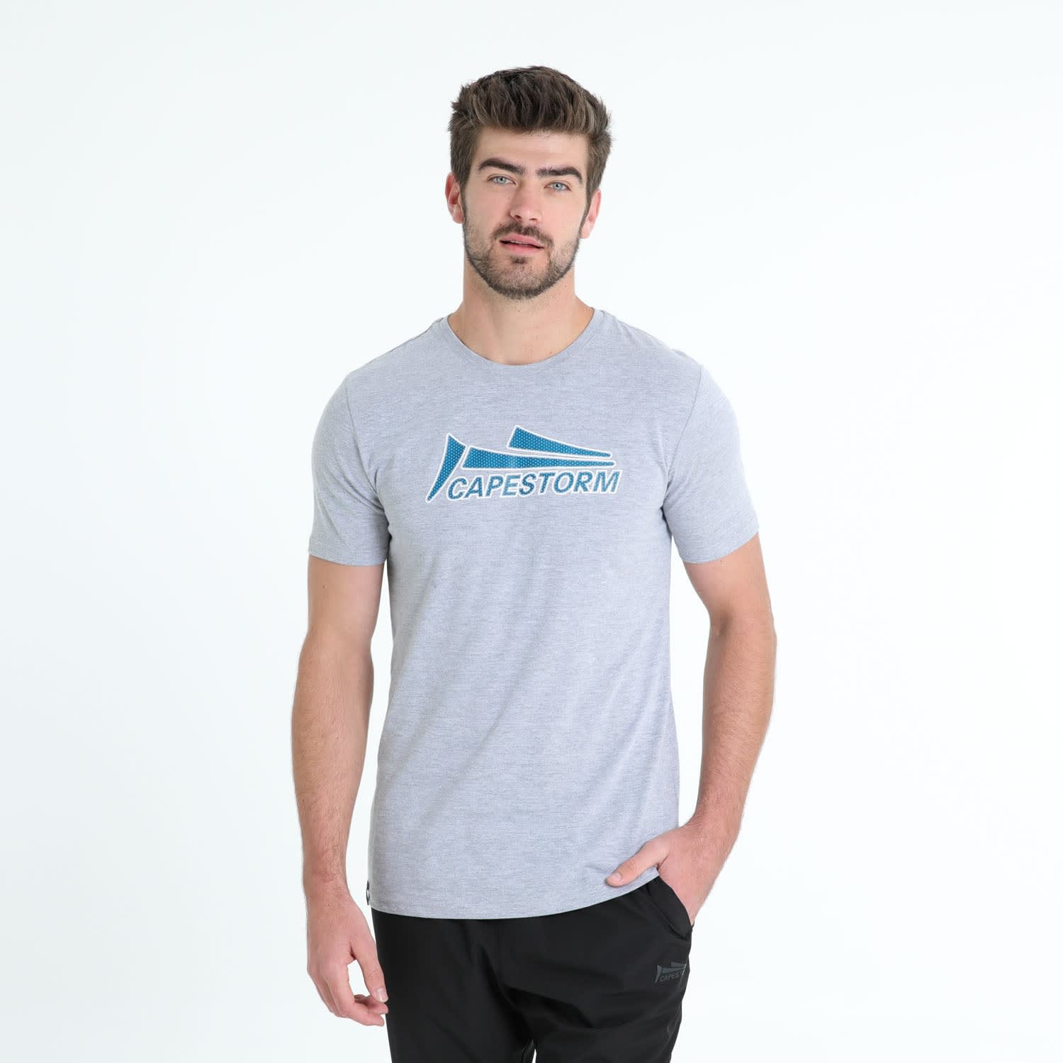 Capestorm Men's Textured Logo Tee - default