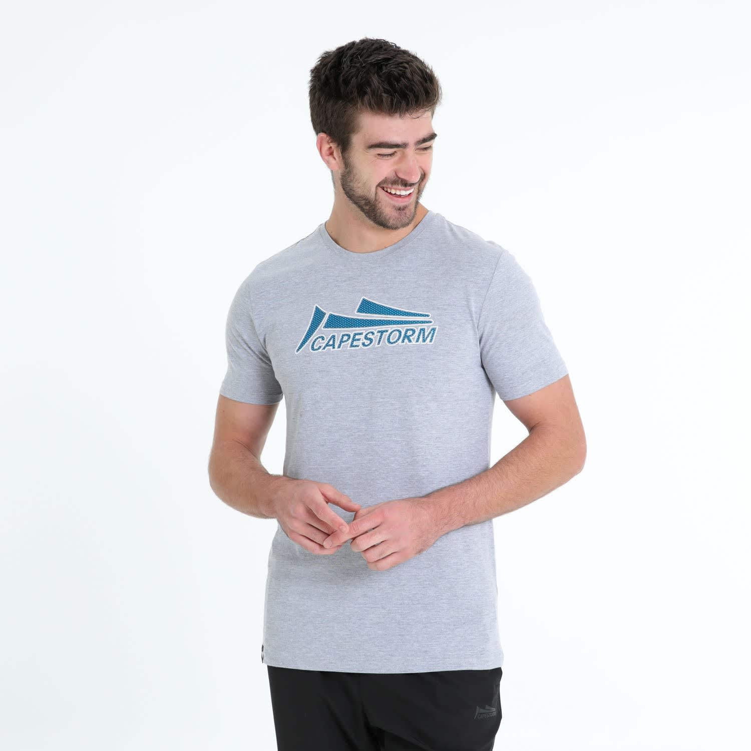 Capestorm Men's Textured Logo Tee - default