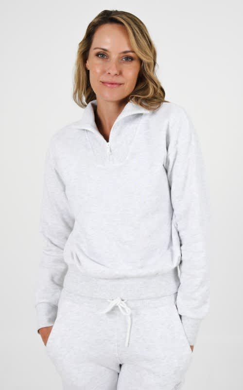 OTG Luxe Fleece 1/4 Zip Sweat Top - default