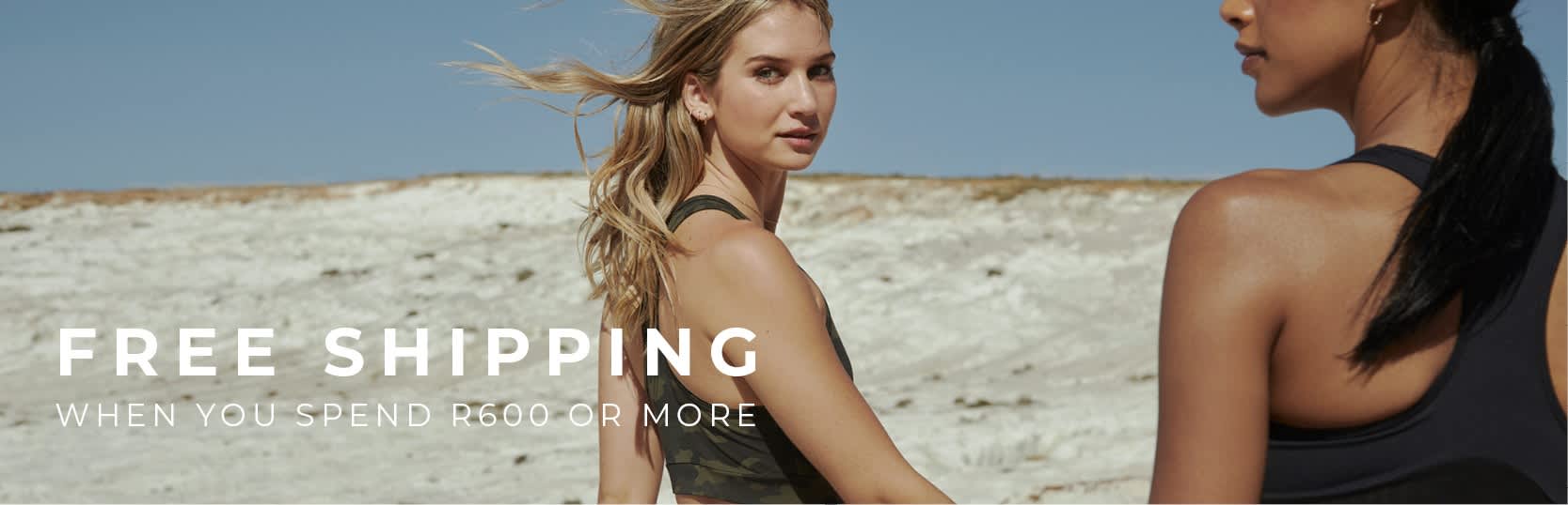 Free shipping when you spend R600 or more