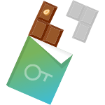 Une tablette de chocolat déjà entamée