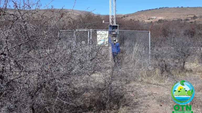 El equipo técnico de la OTN-PB realizaron el mantenimiento de las estaciones de Yesera Norte y Junacas