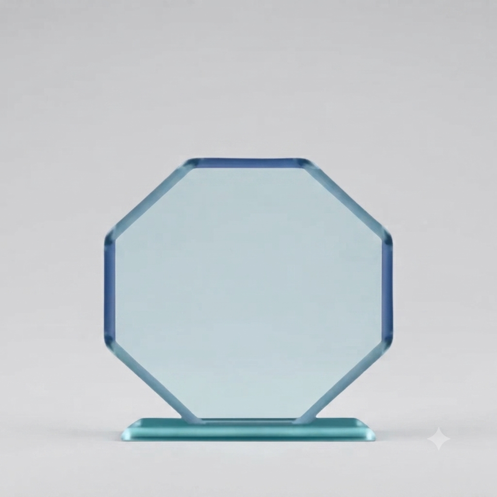 Placa de Vidrio Modelo Octogonal