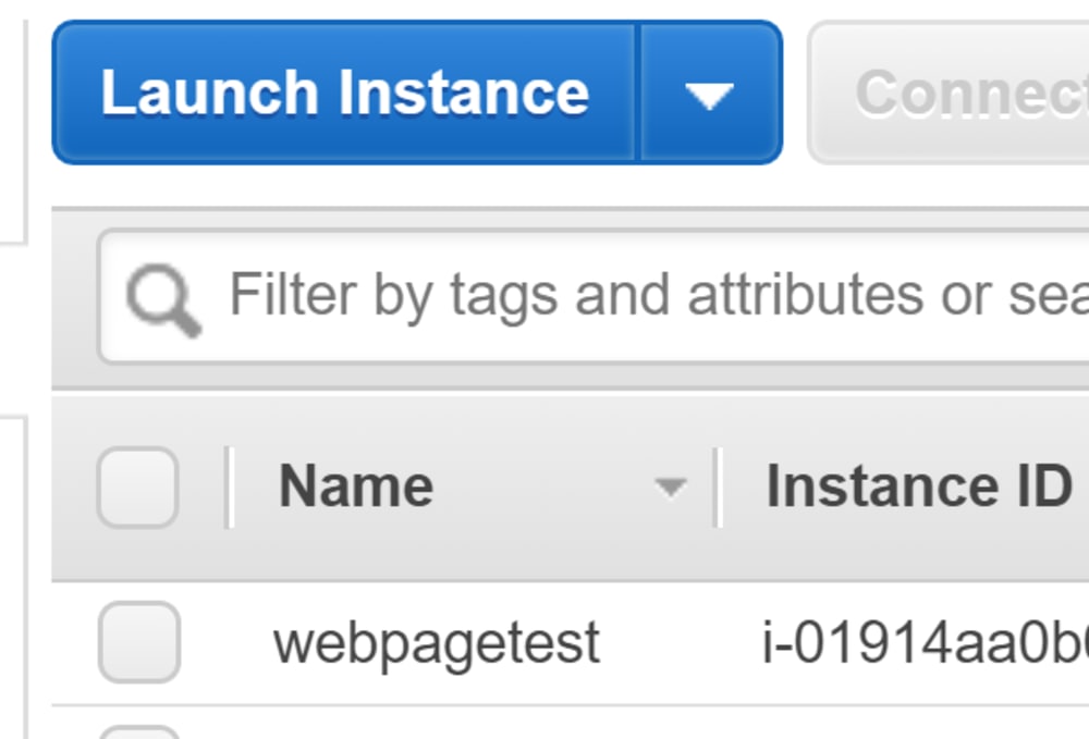 EC2 webpagetest instances - named!