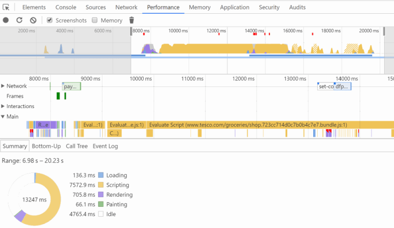 devtools processing