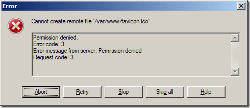 ec2 var www upload permission error