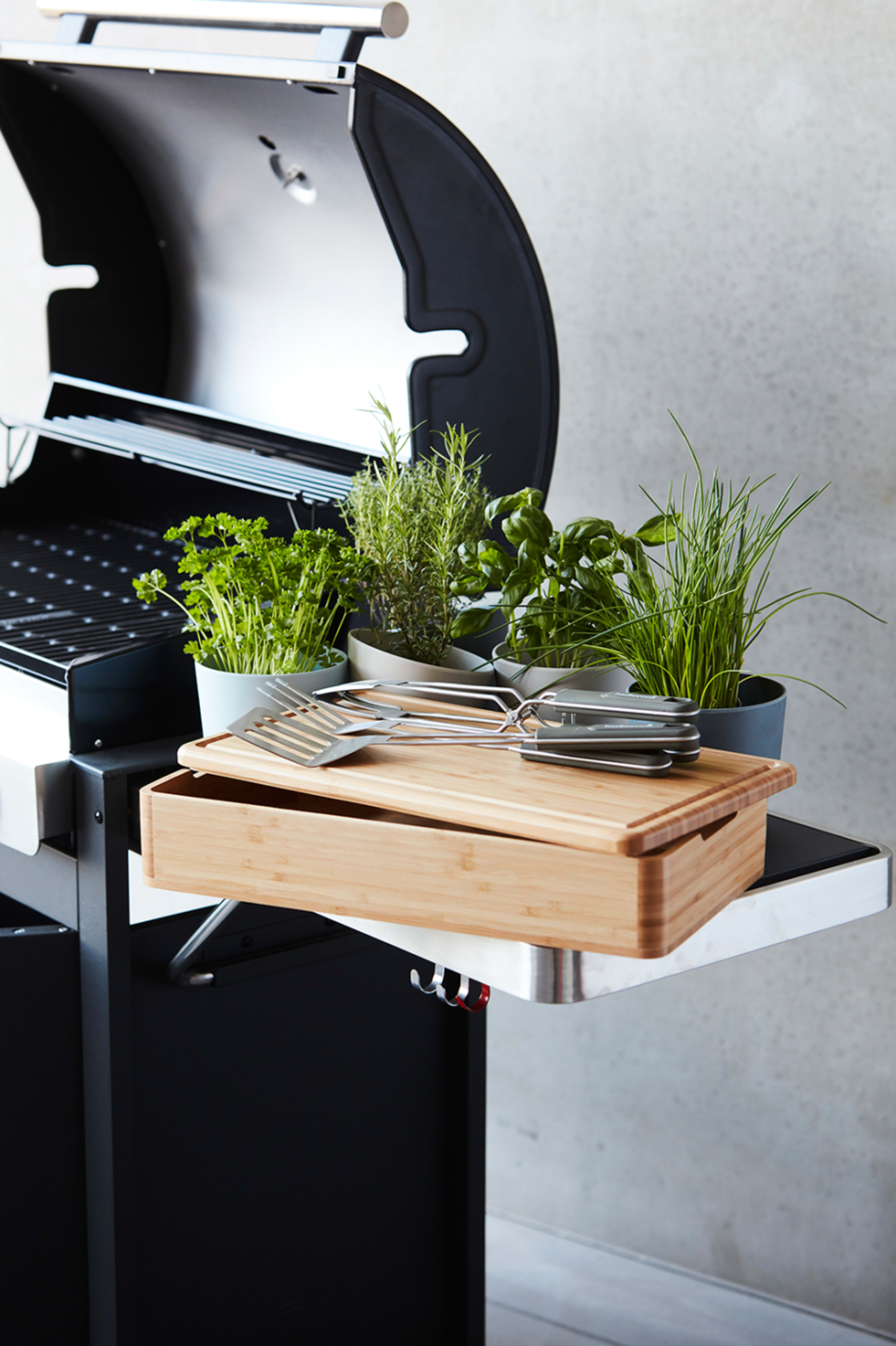 Bamboo box for barbecue tools FSC®