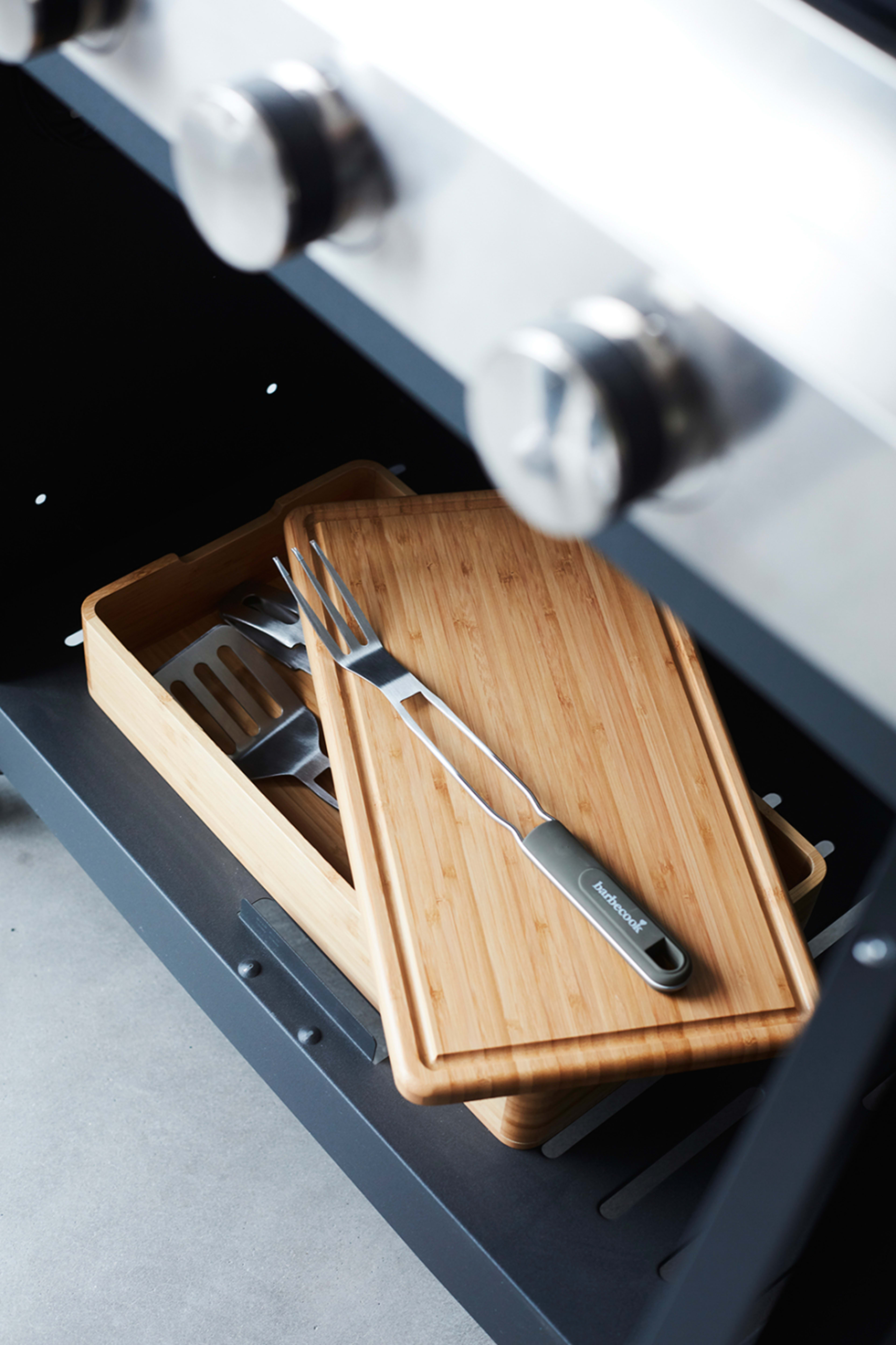 Bamboo box for barbecue tools FSC®