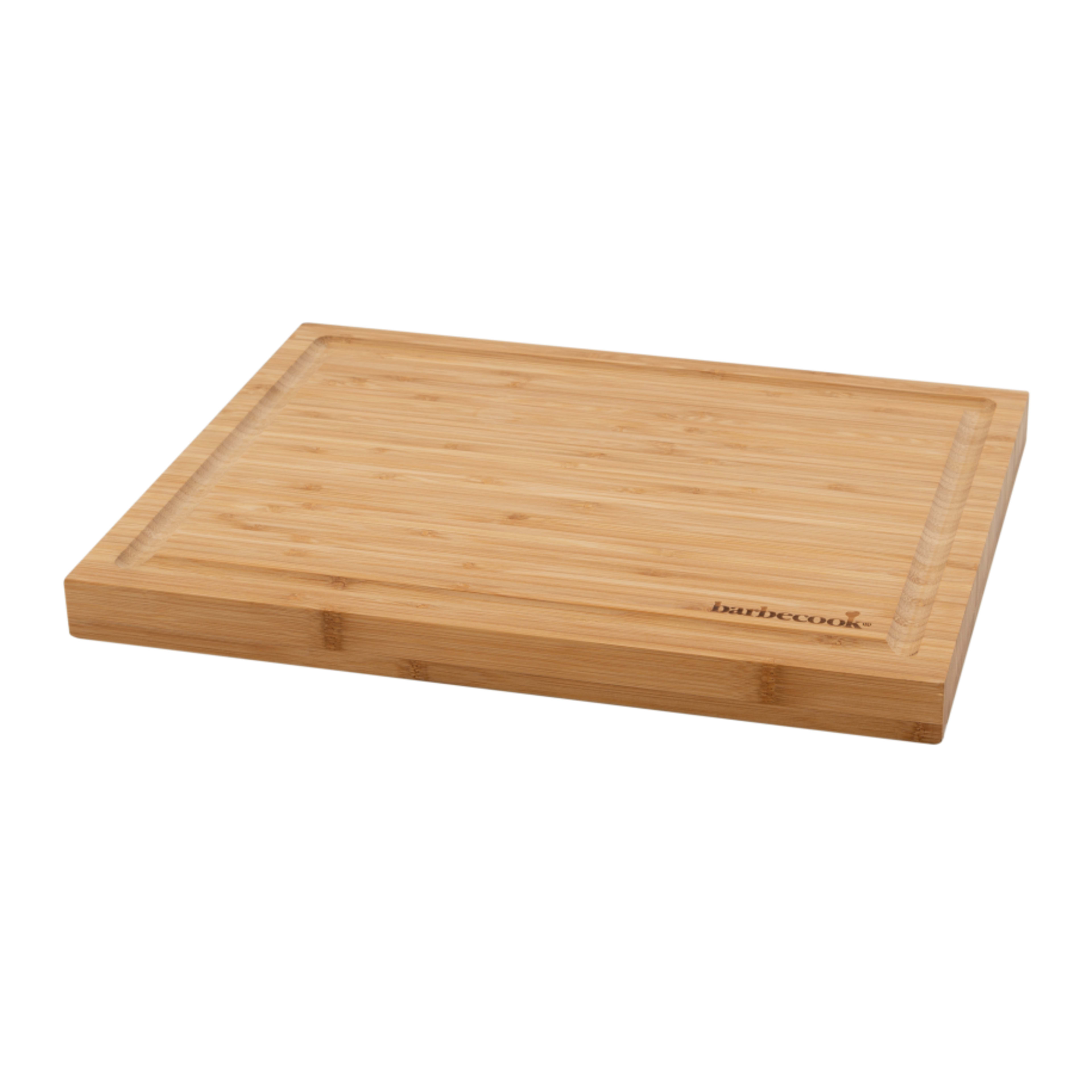 Bamboo cutting board with groove 40x30x3cm FSC®