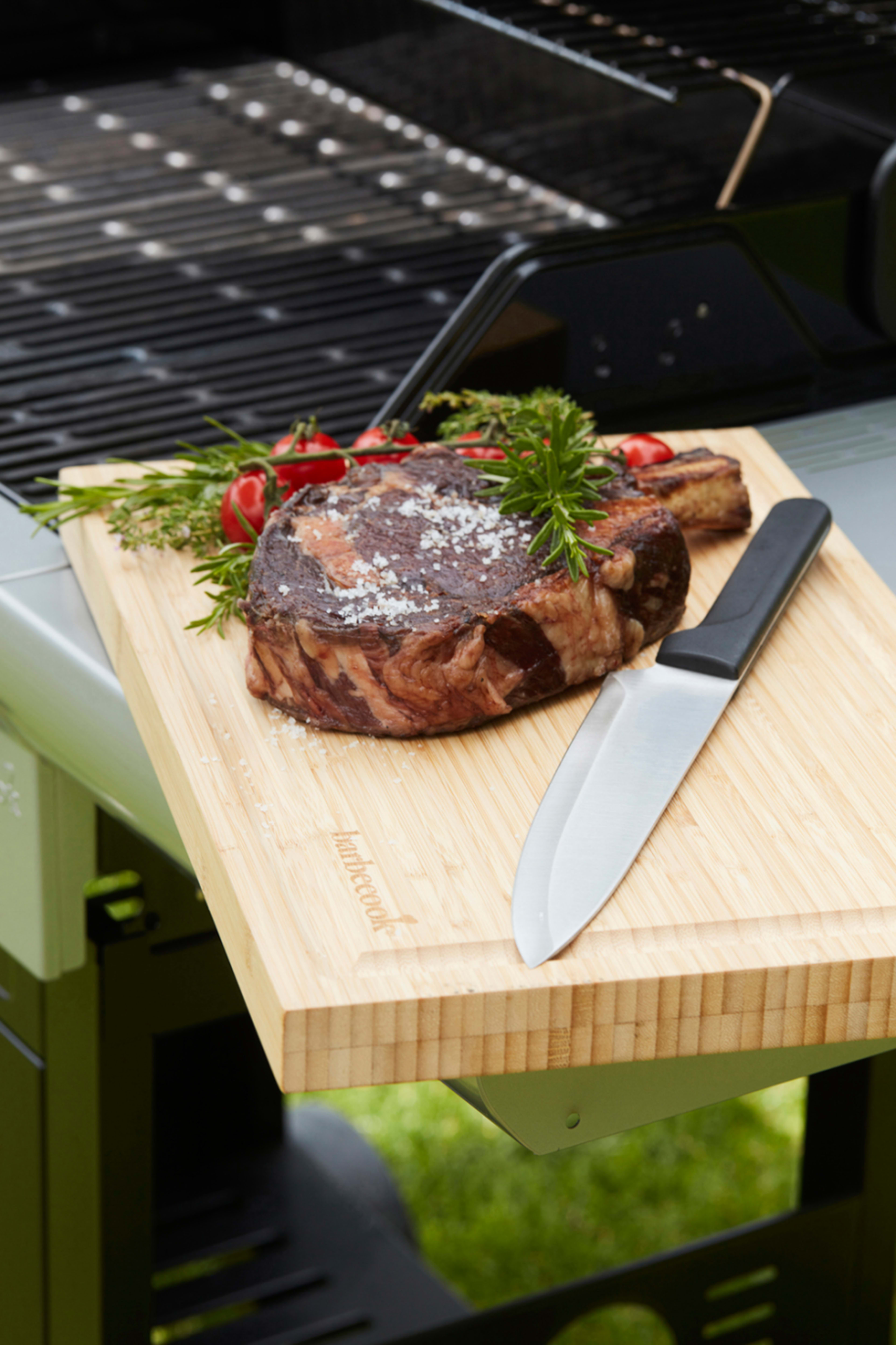 Bamboo cutting board with groove 40x30x3cm FSC®