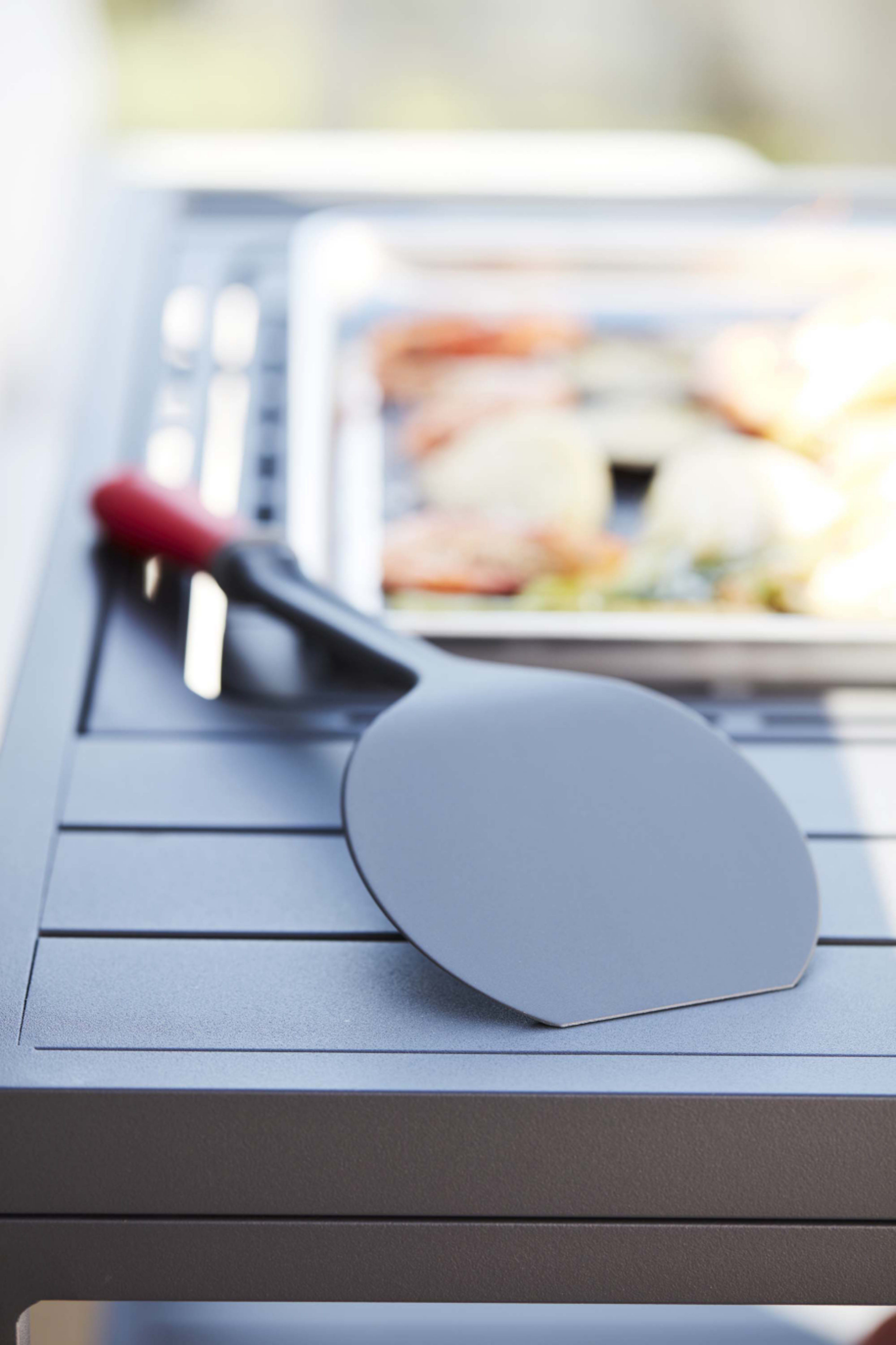 Nylon anti-scratch plancha spatula red