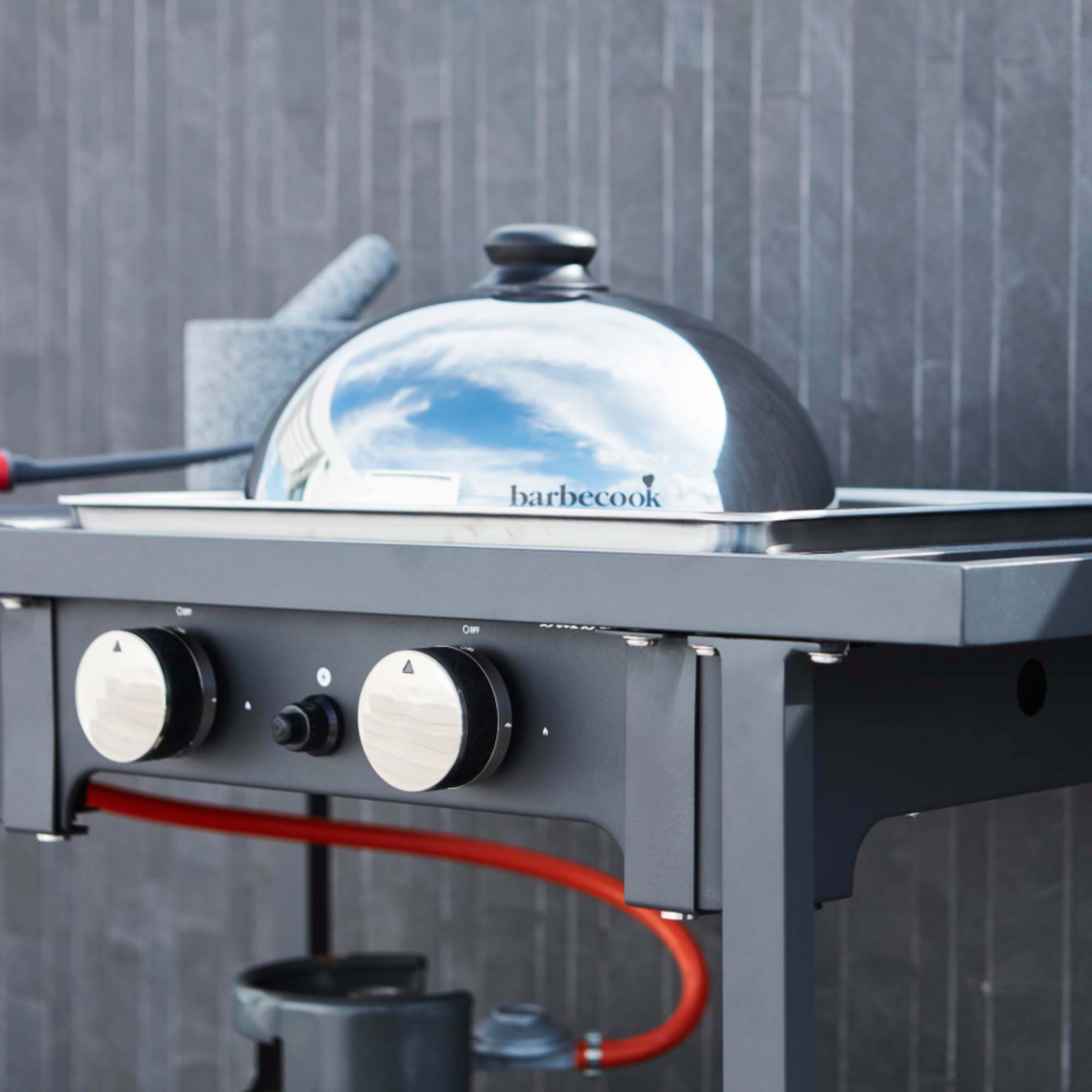 Olivia stainless steel plancha dome Ø 30cm