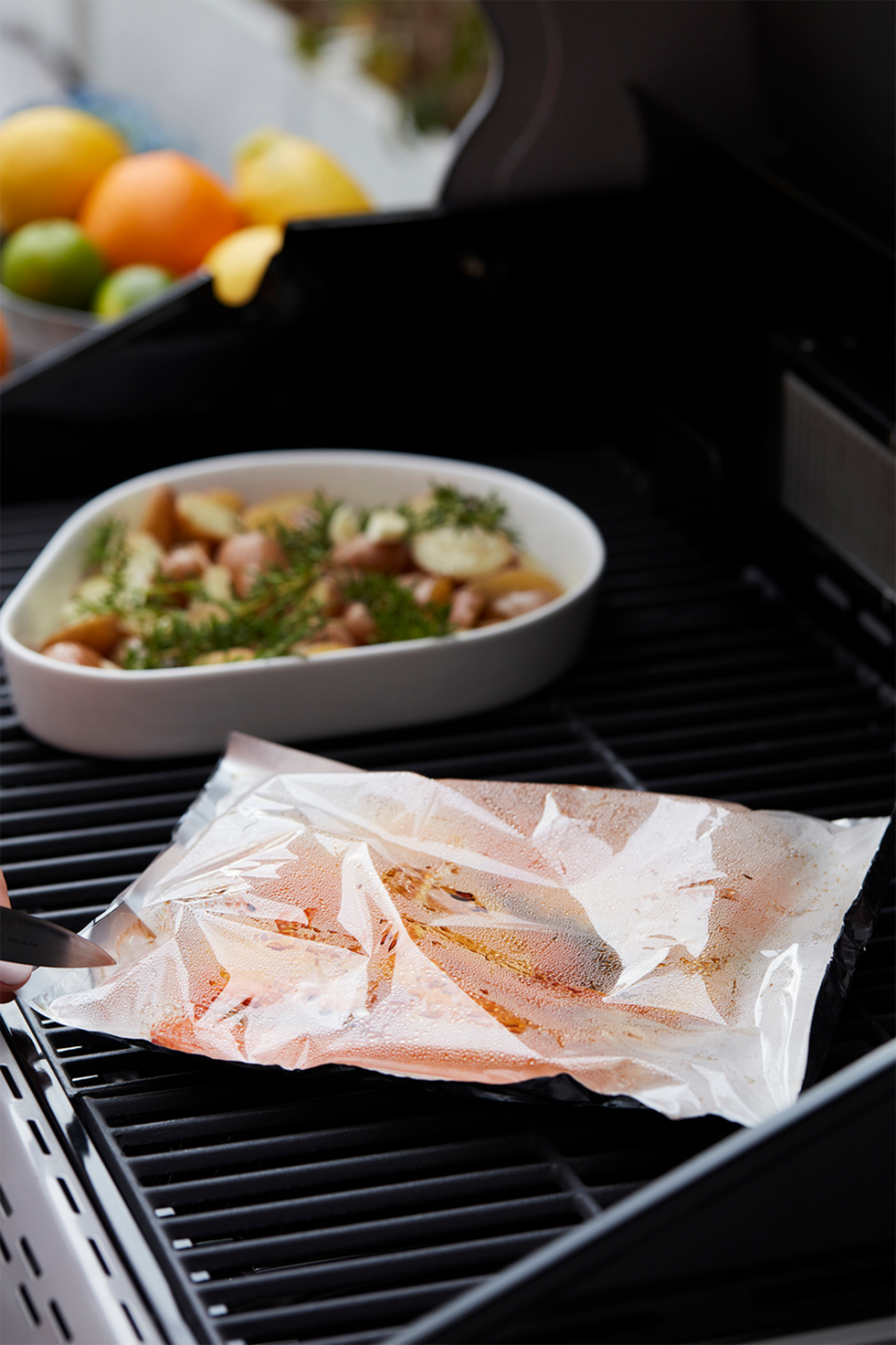 Set of 10 oven and barbecue bags