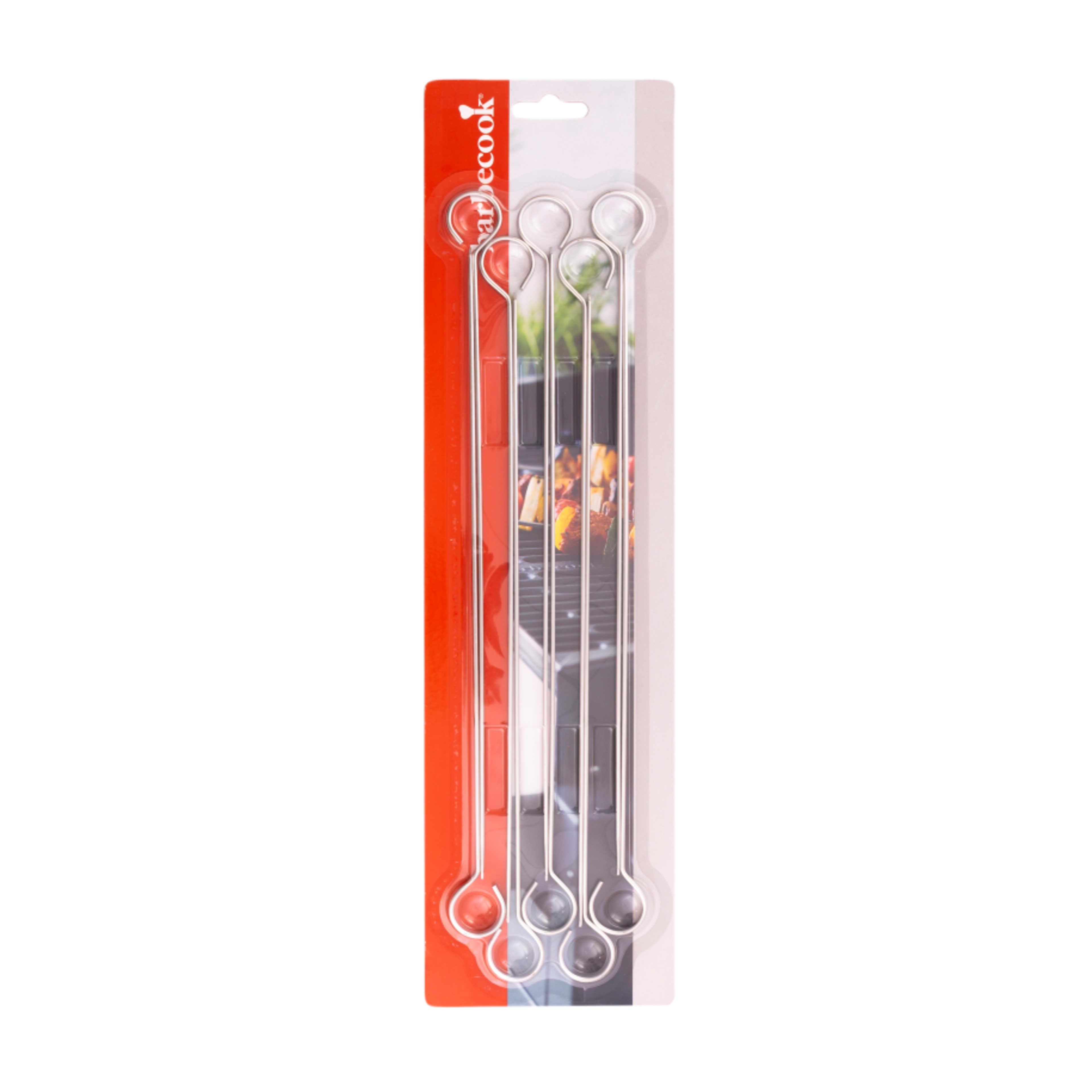 Set of 10 stainless steel skewers