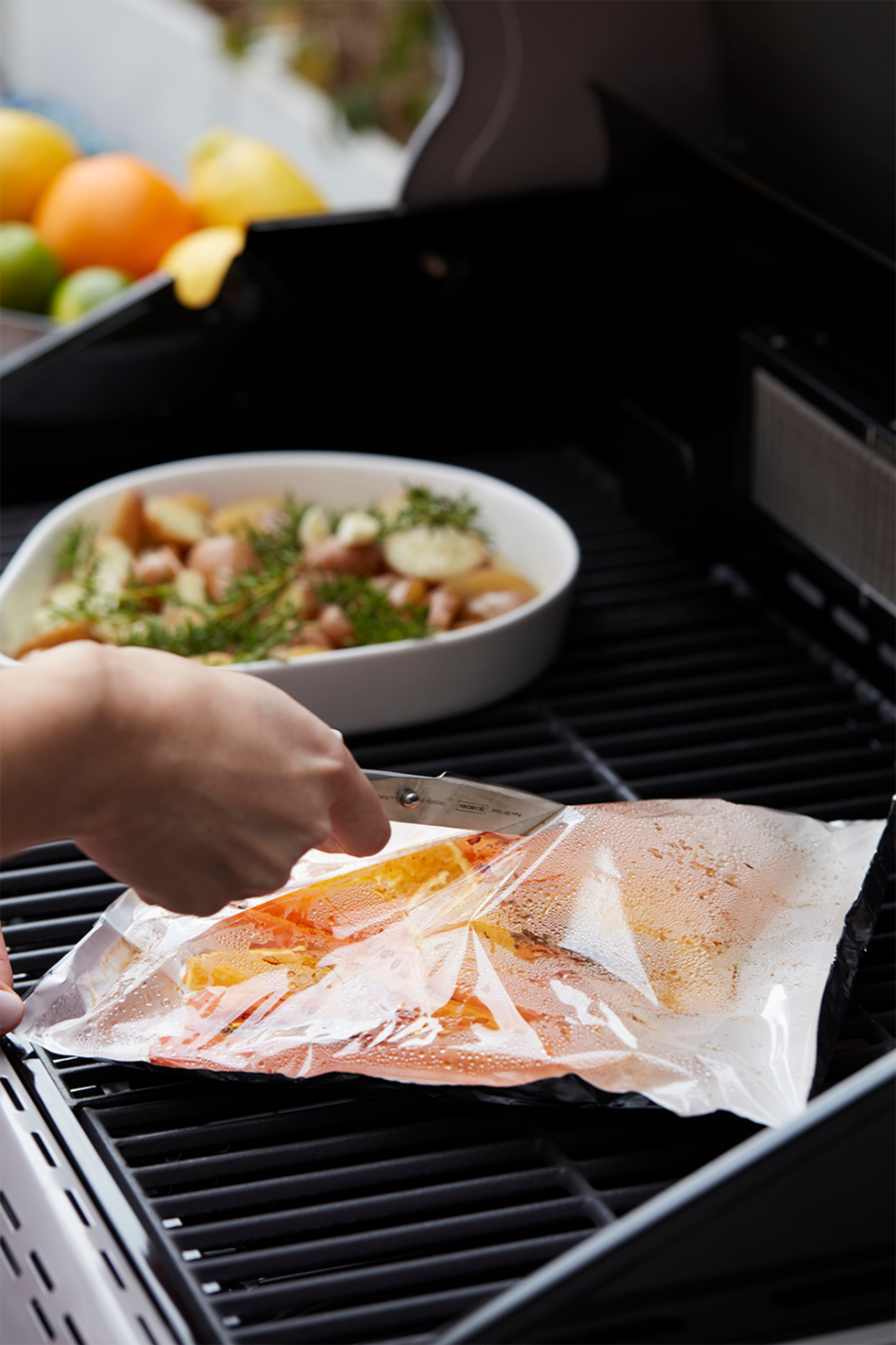 Set of 10 oven and barbecue bags