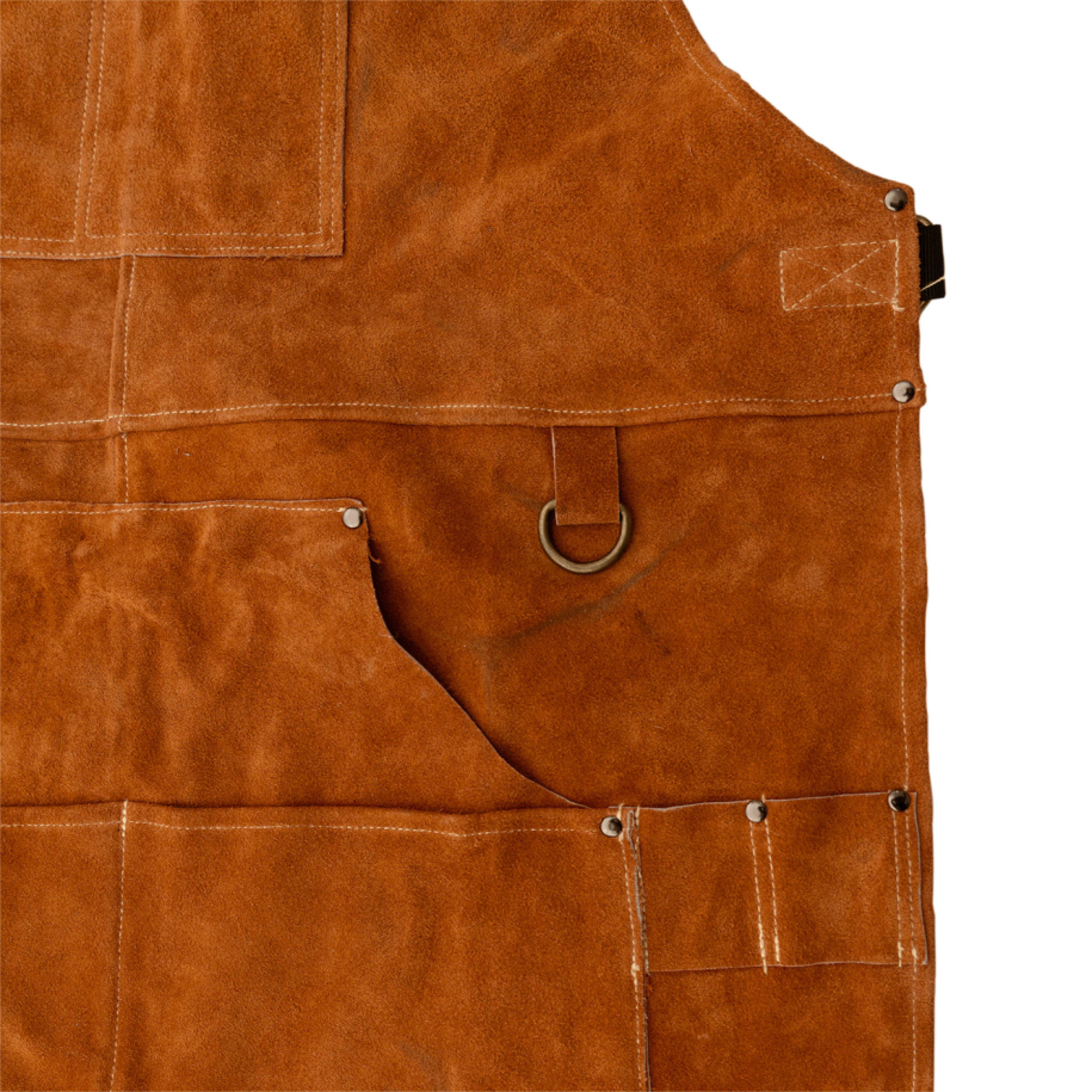 Soft leather apron