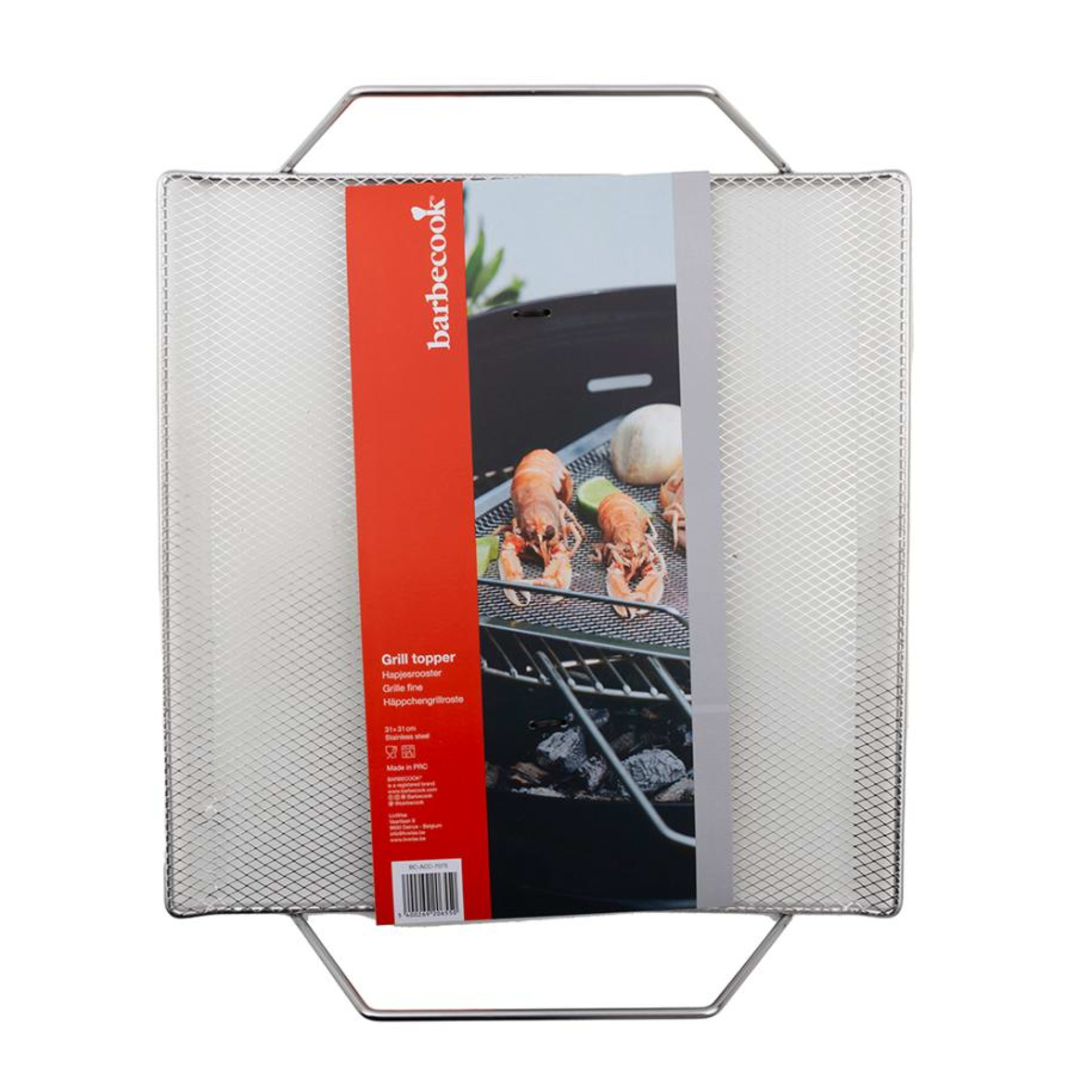 Stainless steel grill topper