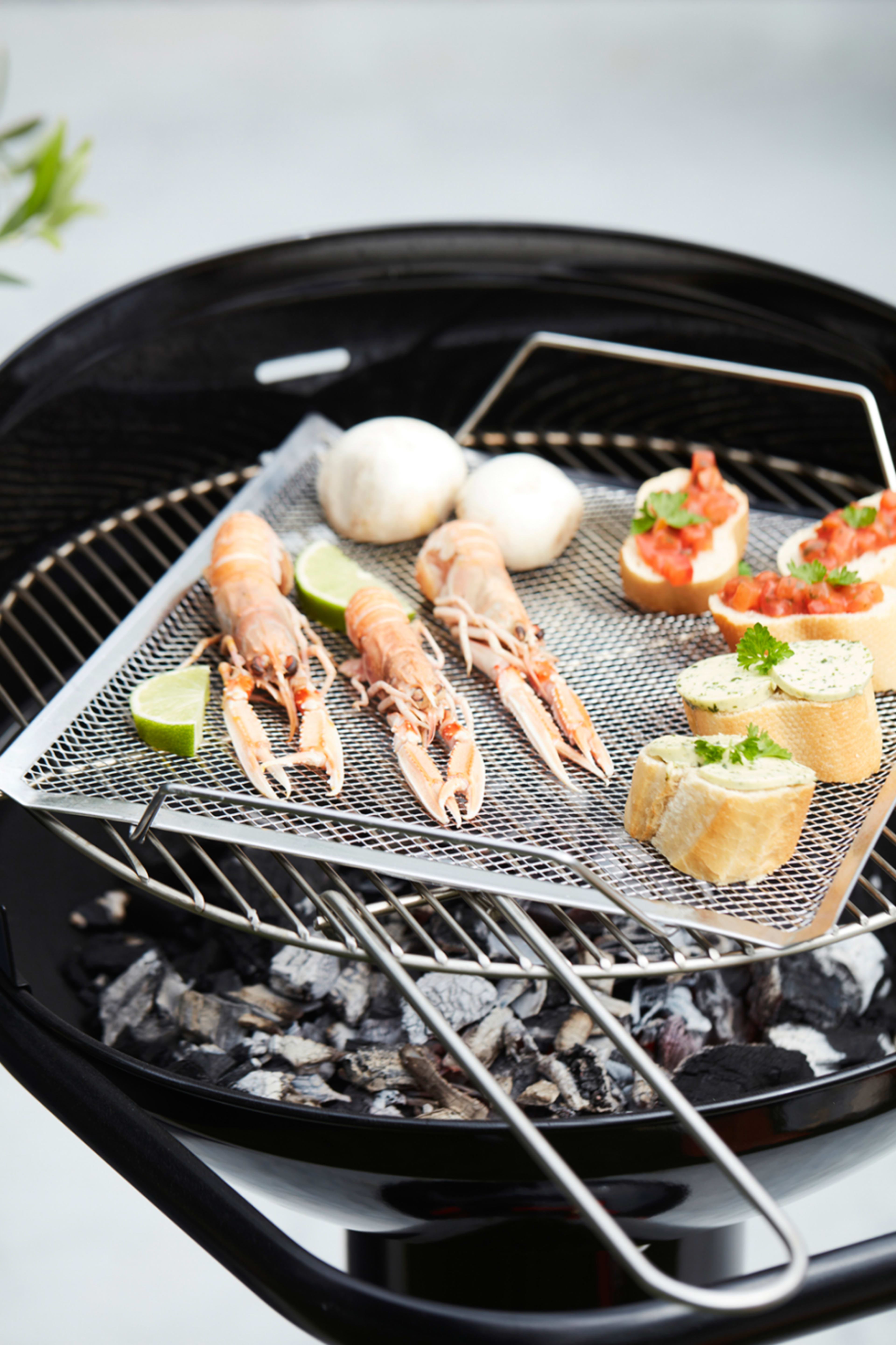 Stainless steel grill topper