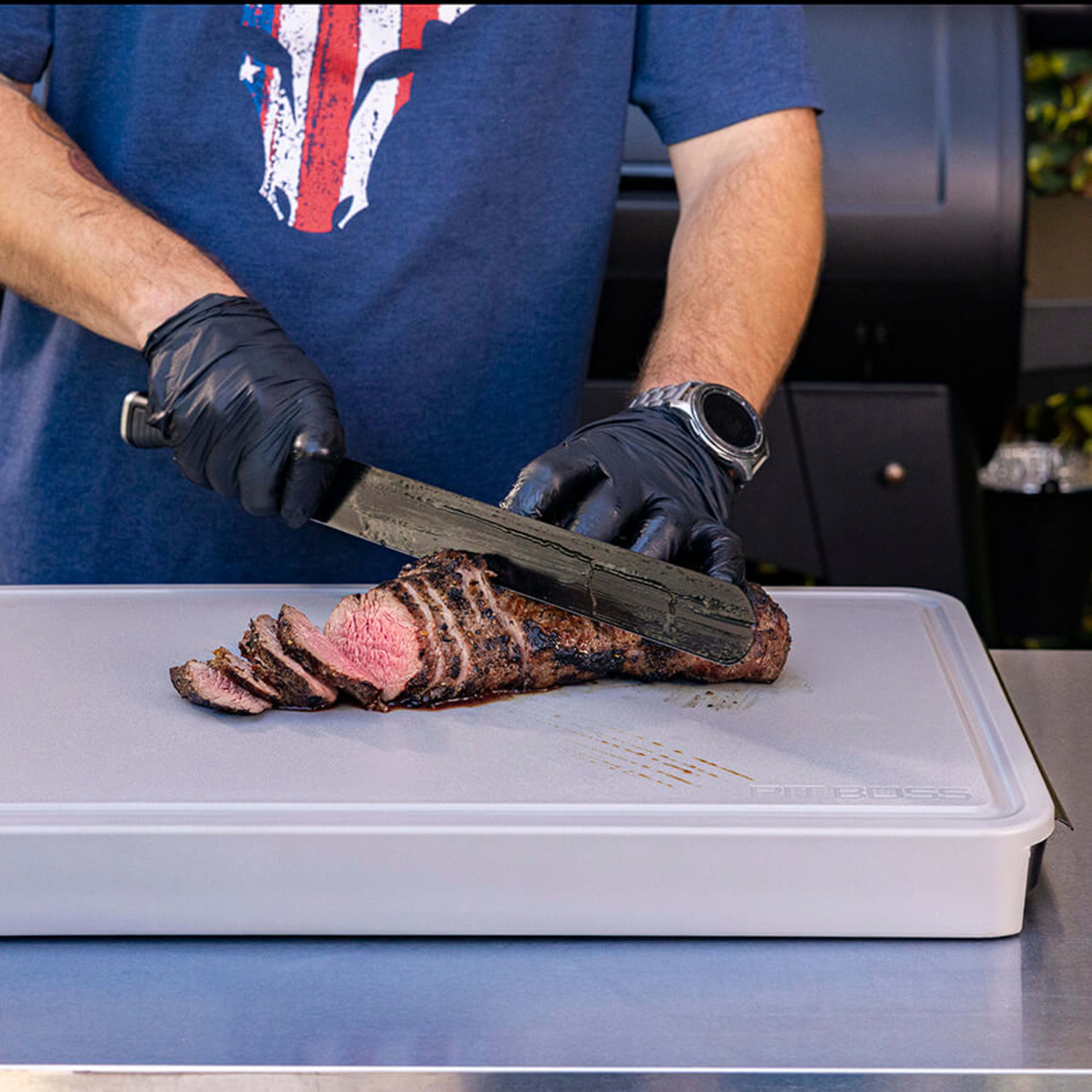 Cutting Board with Drawer