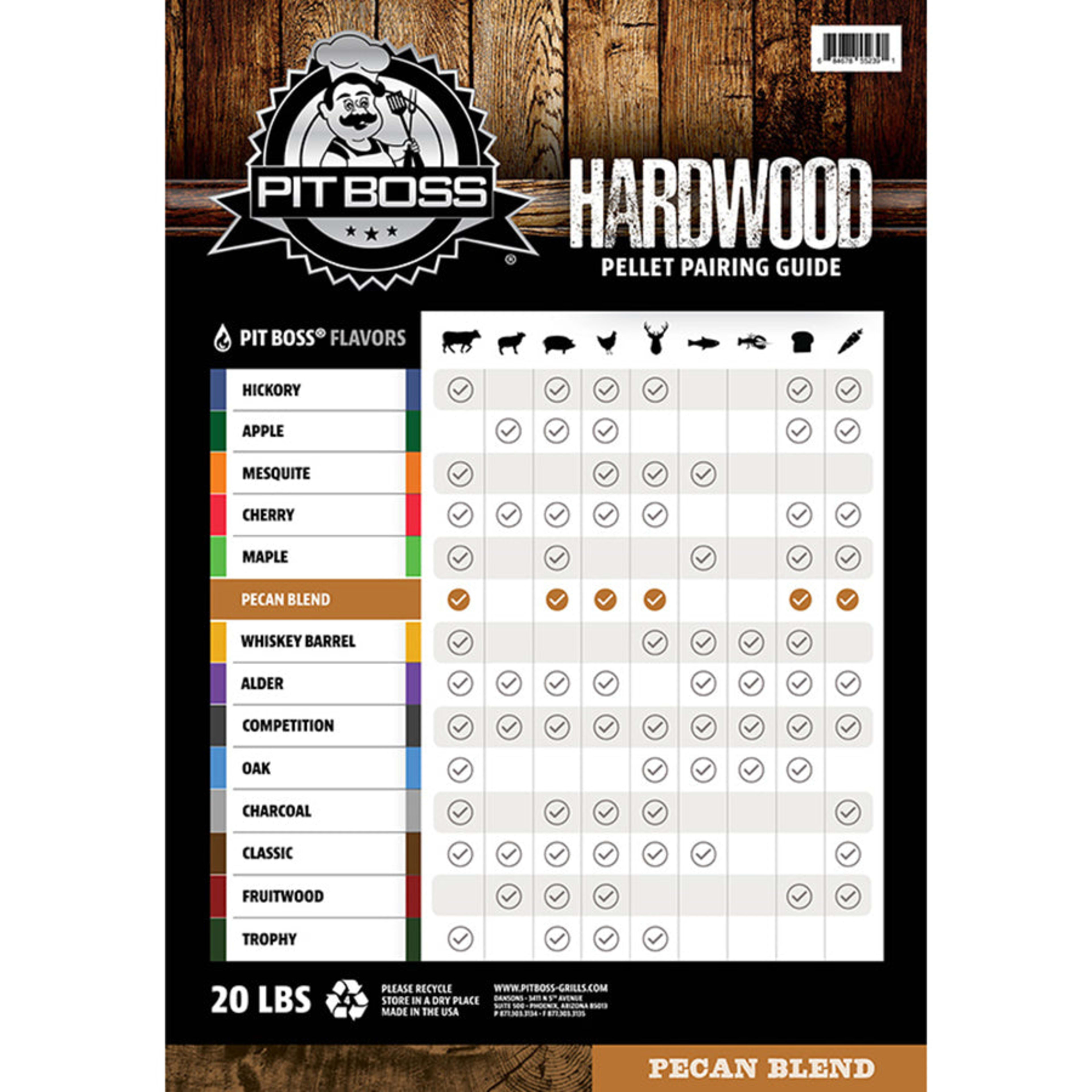 Pecan Blend Hardwood Pellets - 20 lb